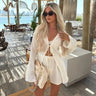 Lattice Wide-Leg Escape Resort Set - MVRX