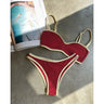 Pink Patch Bandeau Swimwear - MVRX