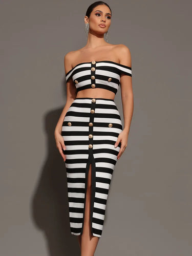 Sunset Stripe Bandage Mini Set - MVRX