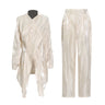Pure Color Personality Simple Shirt Trousers Suit - MVRX