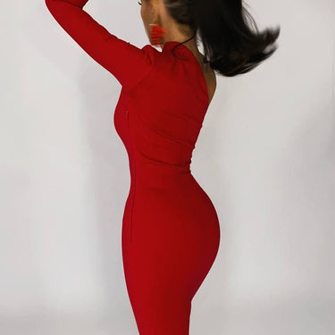 High Slit Party Sheath Dress - MVRX