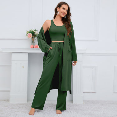 Camisole Coat Wide Leg Pants Suit - MVRX