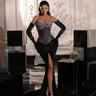 Floor Length Split Dress - MVRX