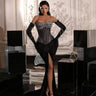 Floor Length Split Dress - MVRX