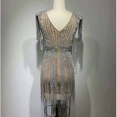 Tassel Diamond Dress - MVRX