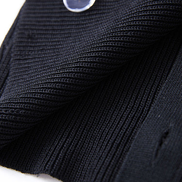 Metal Buckle Knitted Dress - MVRX