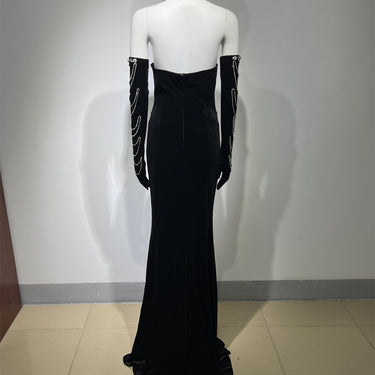 Floor Length Split Dress - MVRX