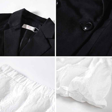 Women's Small Suit And White Short Skirt Two-piece Suit - MVRX
