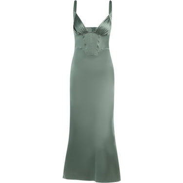Elegant Satin Slim Strap Dress - MVRX