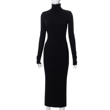 Long-sleeved Slim Thread Temperament Long Dresses - MVRX