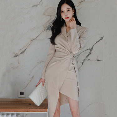 Chic Irregular Hem Dress - MVRX