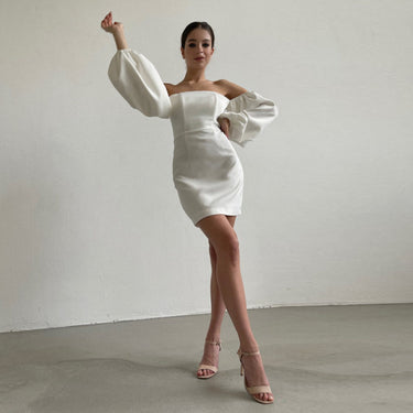 White Party Dress - MVRX