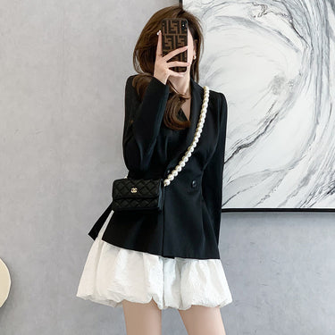 Women's Small Suit And White Short Skirt Two-piece Suit - MVRX