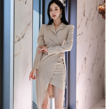 Chic Irregular Hem Dress - MVRX