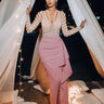 Long Sleeve Narrow Dress - MVRX