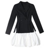 Women's Small Suit And White Short Skirt Two-piece Suit - MVRX